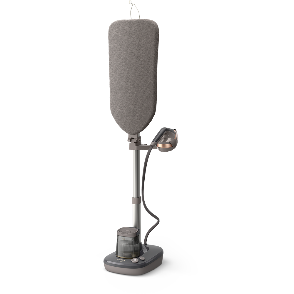 Aparat de calcat vertical PHILIPS All in One AIS6030/80, 1800W, 150g/min, 1.5l, gri