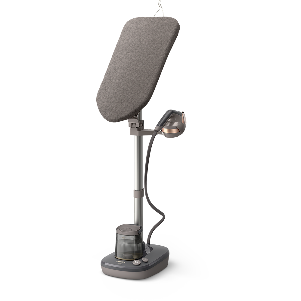 Aparat de calcat vertical PHILIPS All in One AIS6030/80, 1800W, 150g/min, 1.5l, gri