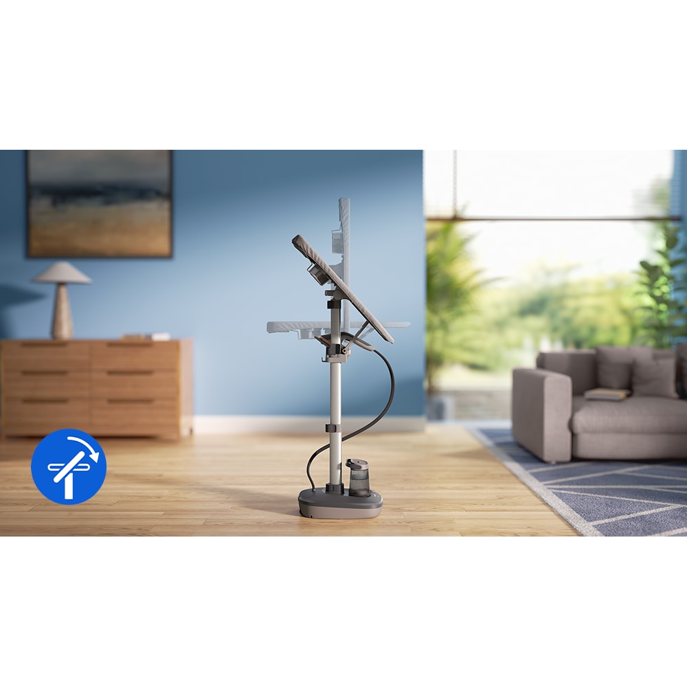Aparat de calcat vertical PHILIPS All in One AIS6030/80, 1800W, 150g/min, 1.5l, gri