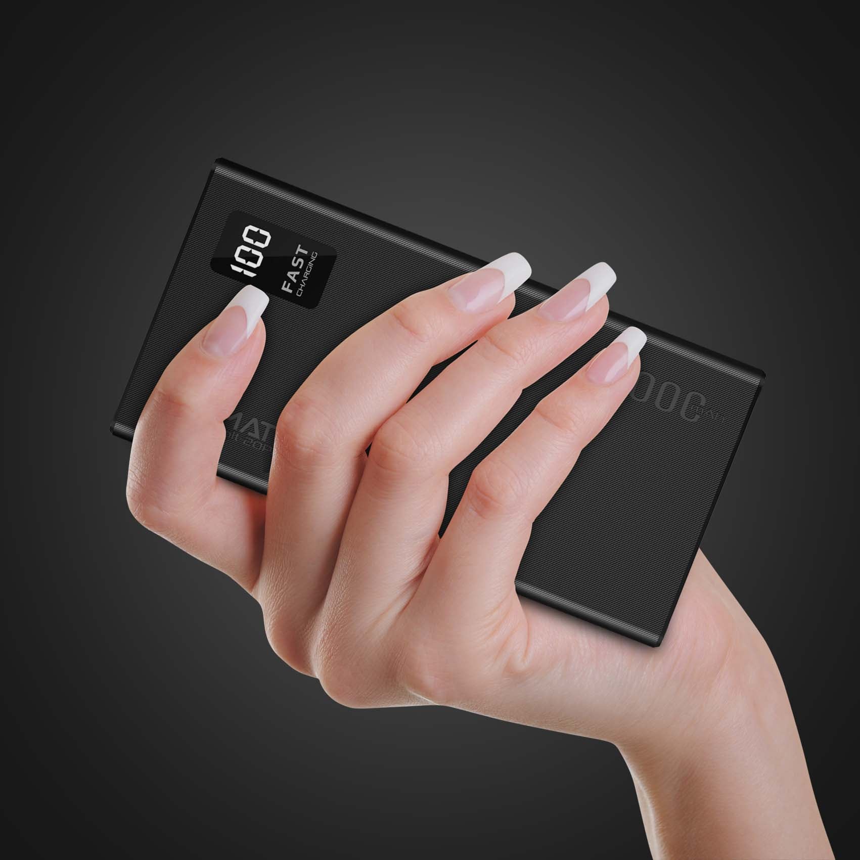Baterie externa PROMATE Bolt-20Pro, 20000mAh, 2x USB-A, 1x USB-C, negru