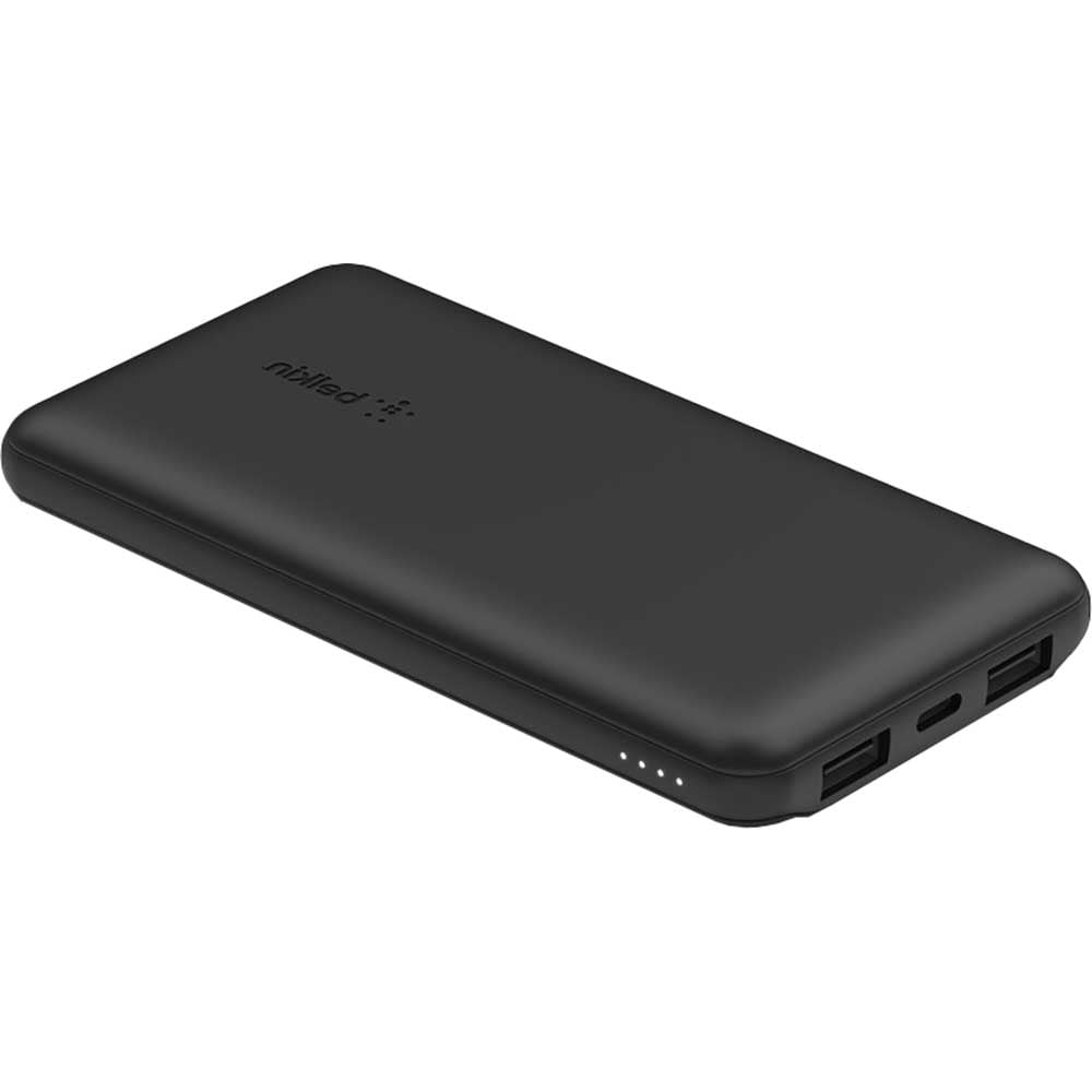 Baterie externa BELKIN BPB011btBK, 10000mAh, 1x USB-C, 2x USB-A, negru