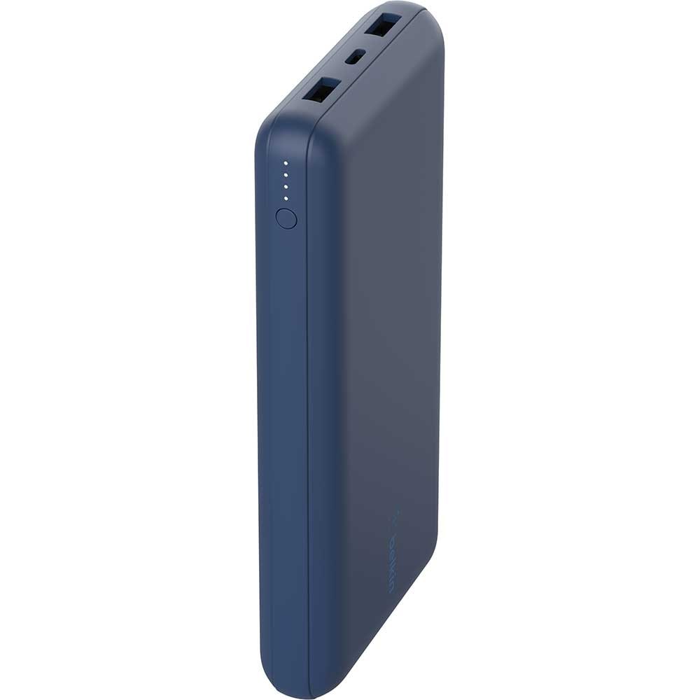 Baterie externa BELKIN BPB012btBL, 20000mAh, 1x USB-C, 2x USB-A, albastru