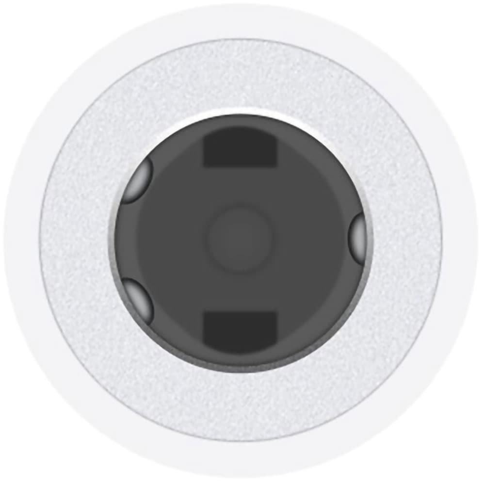 Adaptor audio APPLE MMX62ZM/A, Lightning - Jack 3.5mm, alb