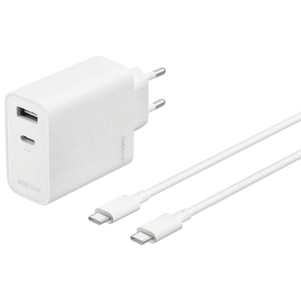 Incarcator retea OPPO Supervooc, 1x USB-A, 1x USB-C, 80W, alb