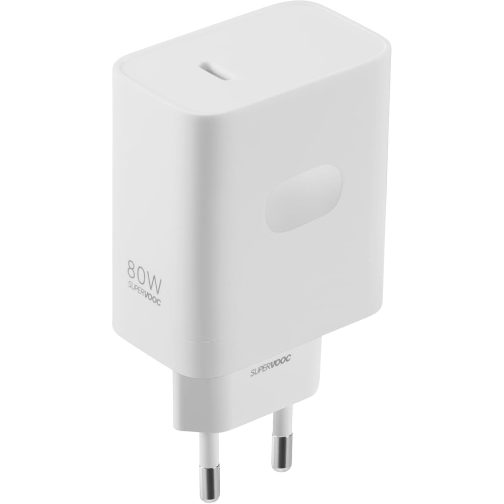 Incarcator retea OPPO Supervooc, 1x USB-A, 1x USB-C, 80W, alb