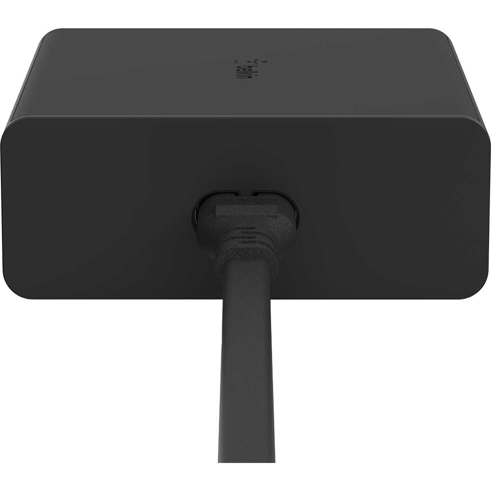 Incarcator retea BELKIN WCH010vfBK, 2xUSB-C 65W, 2xUSB-A 12W, Power Delivery (PD) 108W, GaN, negru