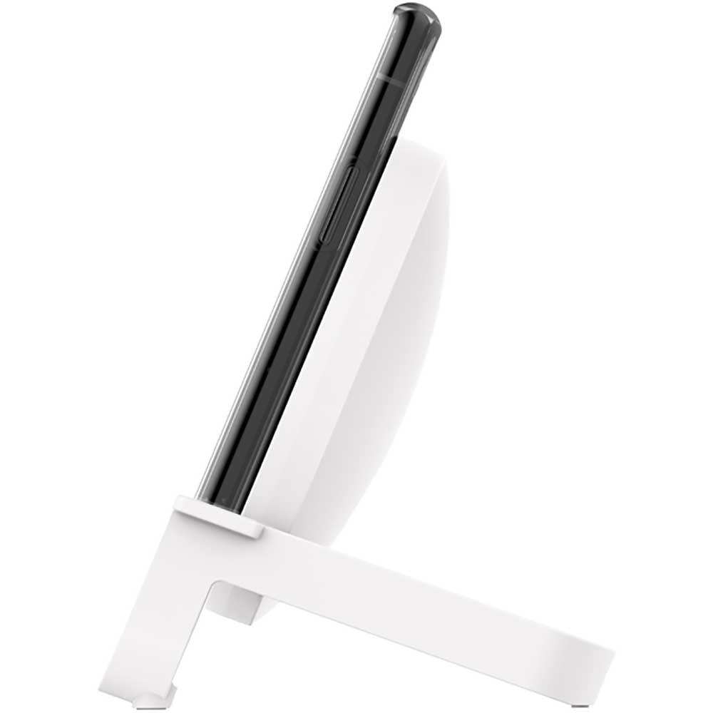Incarcator wireless BELKIN WIB001vfWH, universal, QI, 10W, alb