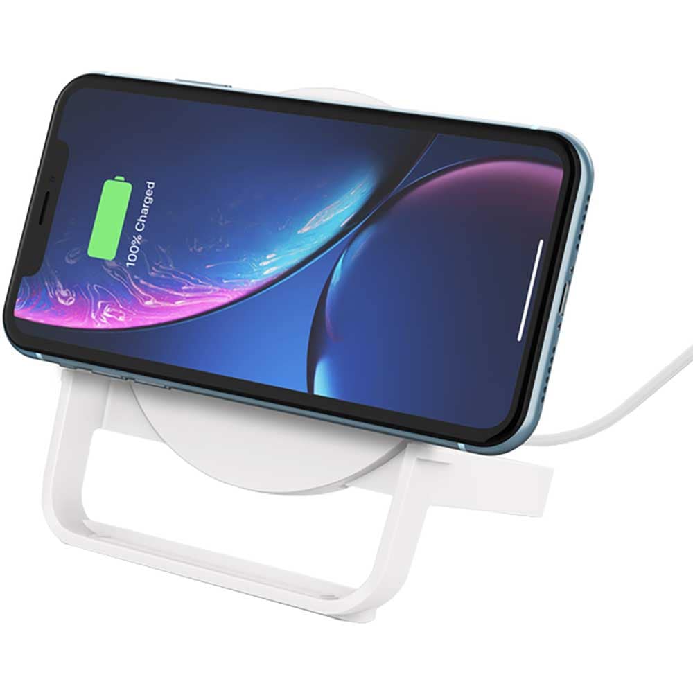Incarcator wireless BELKIN WIB001vfWH, universal, QI, 10W, alb