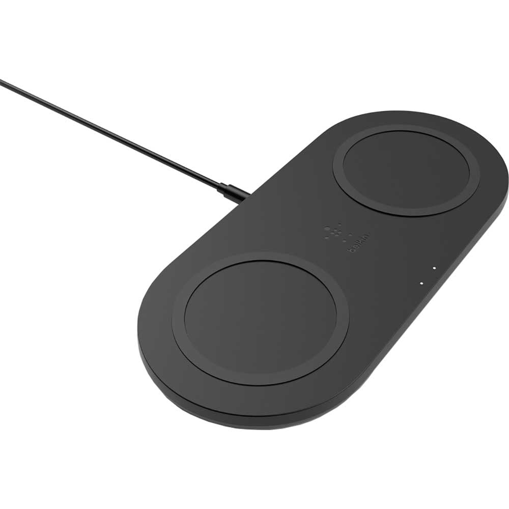 Incarcator wireless 2 in 1 BELKIN WIZ002vfBK, universal, QI, 10W, negru