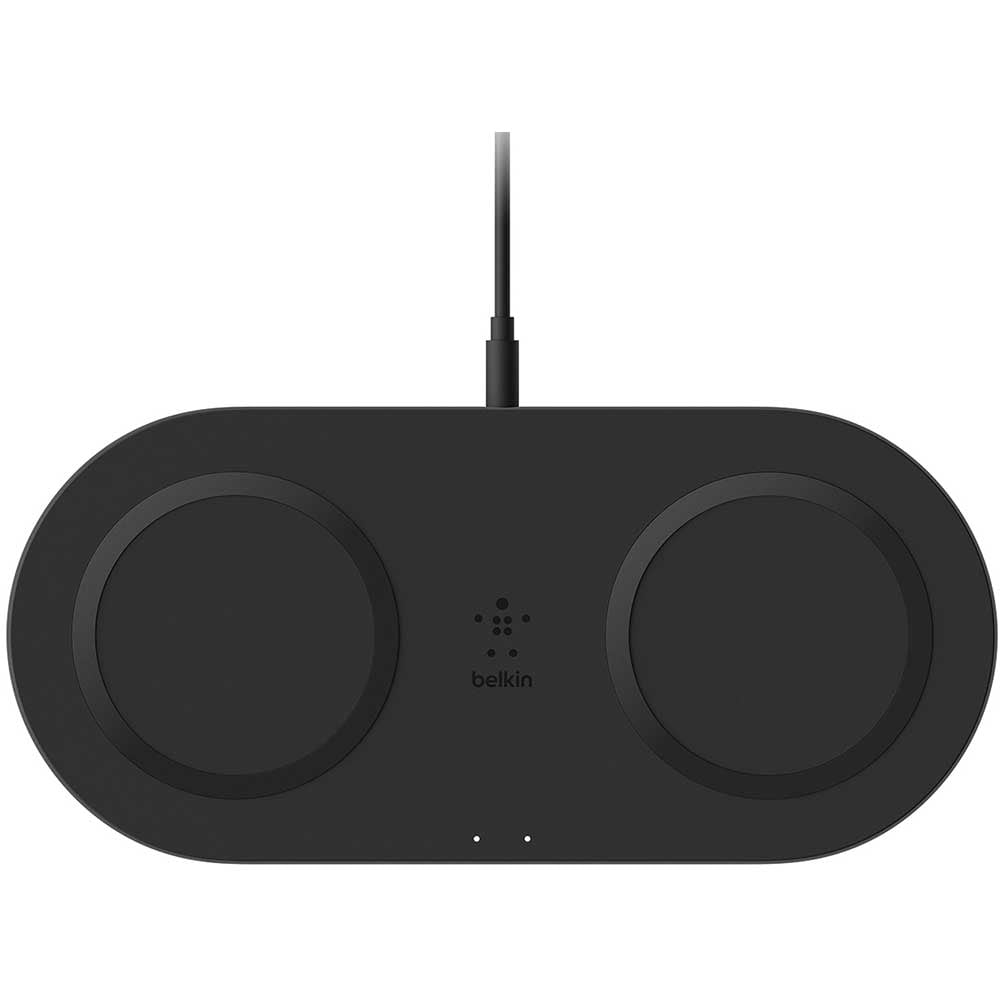Incarcator wireless 2 in 1 BELKIN WIZ002vfBK, universal, QI, 10W, negru