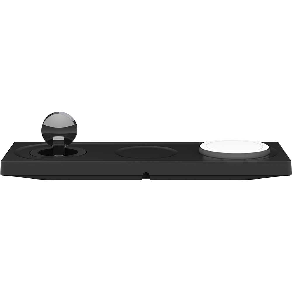 Incarcator wireless 3 in 1 BELKIN WIZ016vfBK, universal, QI, MagSafe 15W, negru