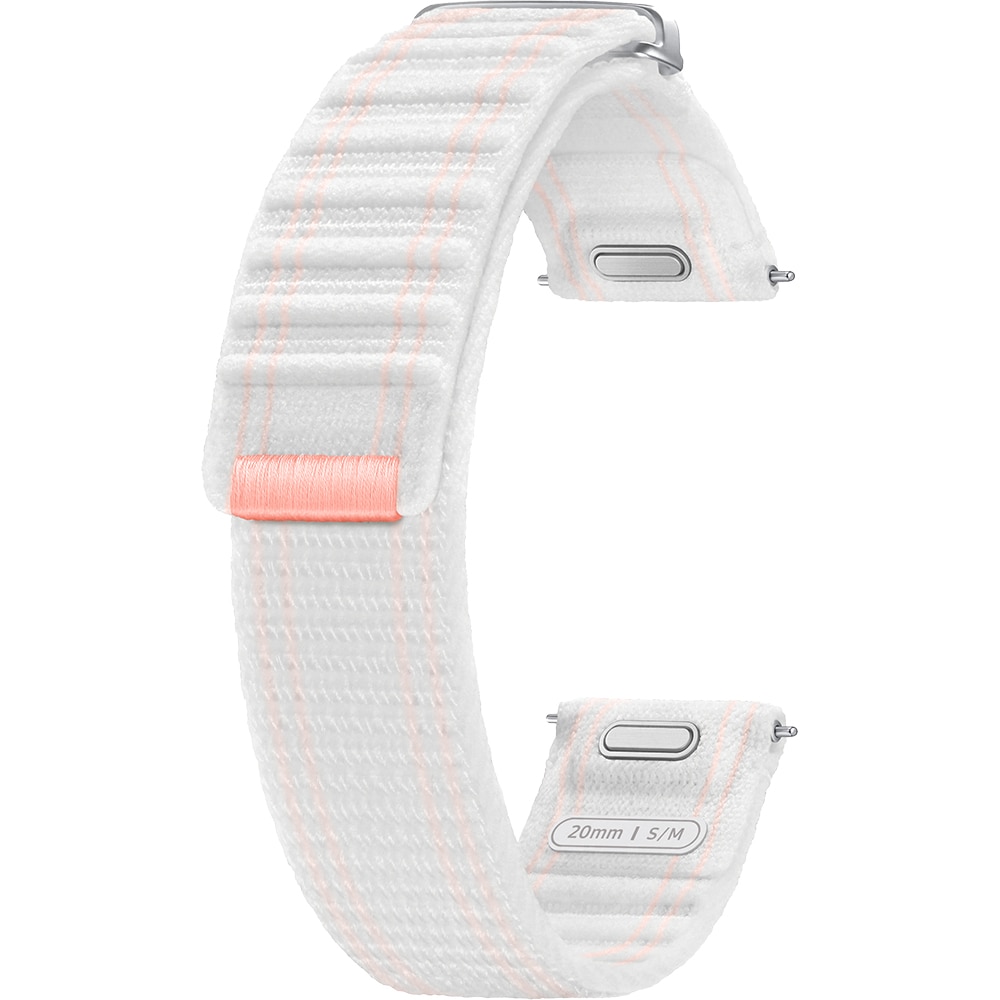 Bratara Fabric Band (Small/Medium) pentru SAMSUNG Galaxy Watch7, ET-SVL30SWEGEU, Pink White