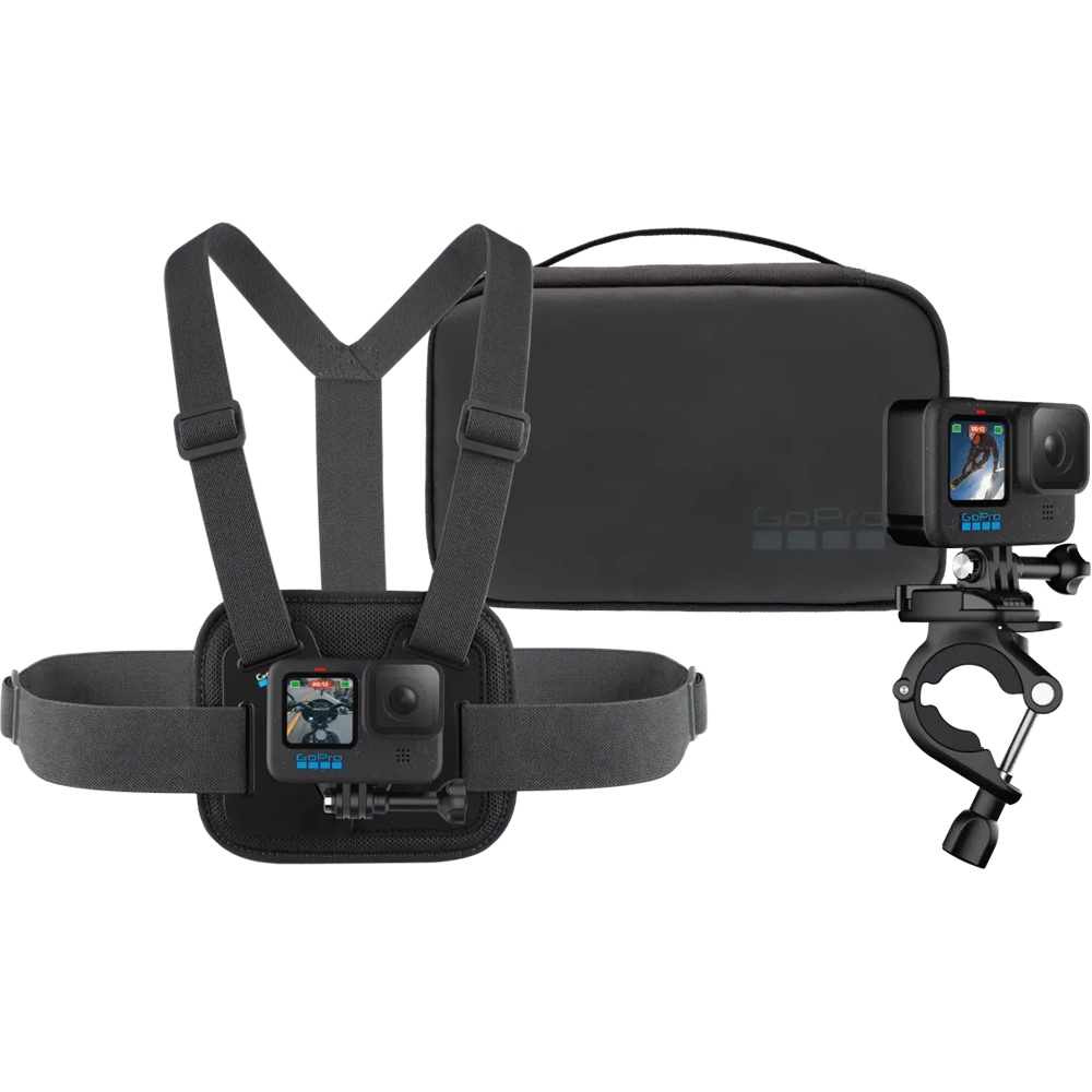 Set accesorii GOPRO Sports AKTAC-001-VN, negru
