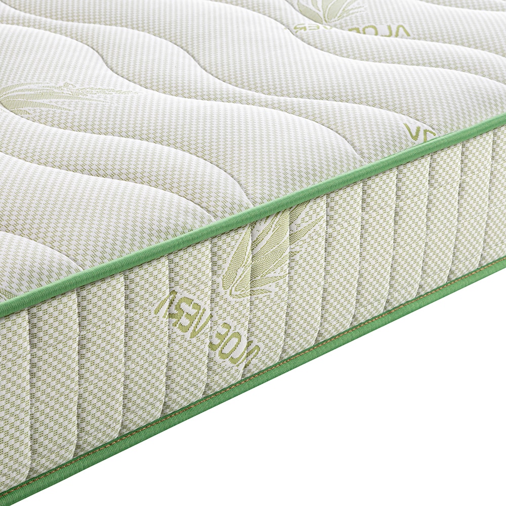 Saltea SuperOrtopedica PRESTIGE Aloe Vera Therapy, 140 x 190 cm, Spuma poliuretanica, Grad ferm