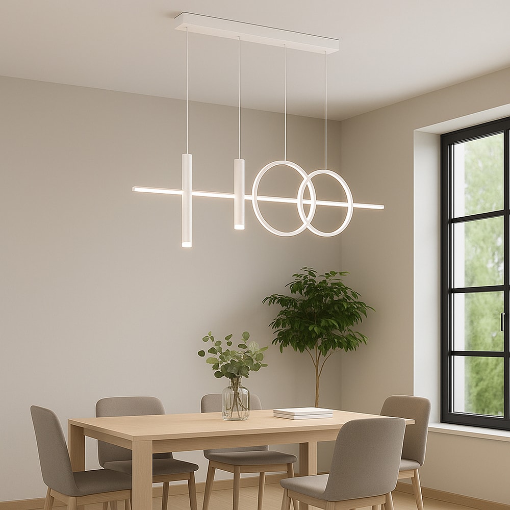 Lustra LED KLAUSEN Altheia, 50W, 4000K, IP20, alb