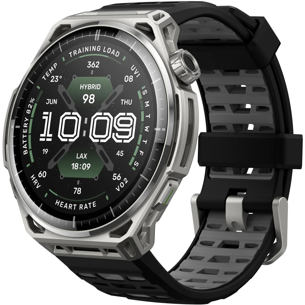 Smartwatch AMAZFIT Balance 3 Stainless Steel, Wi-Fi, GPS, Android/iOS, negru