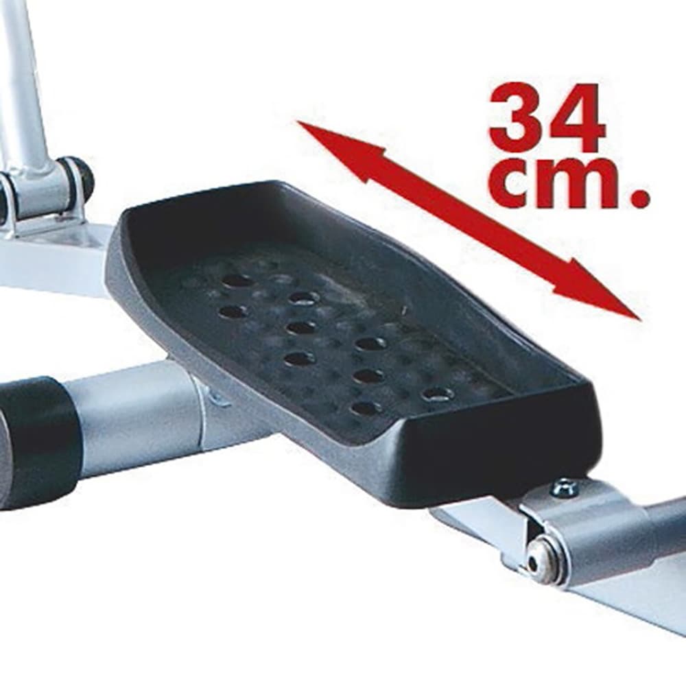 Stepper cu manere JOCCA 6107, greutate maxima 100 Kg, gri