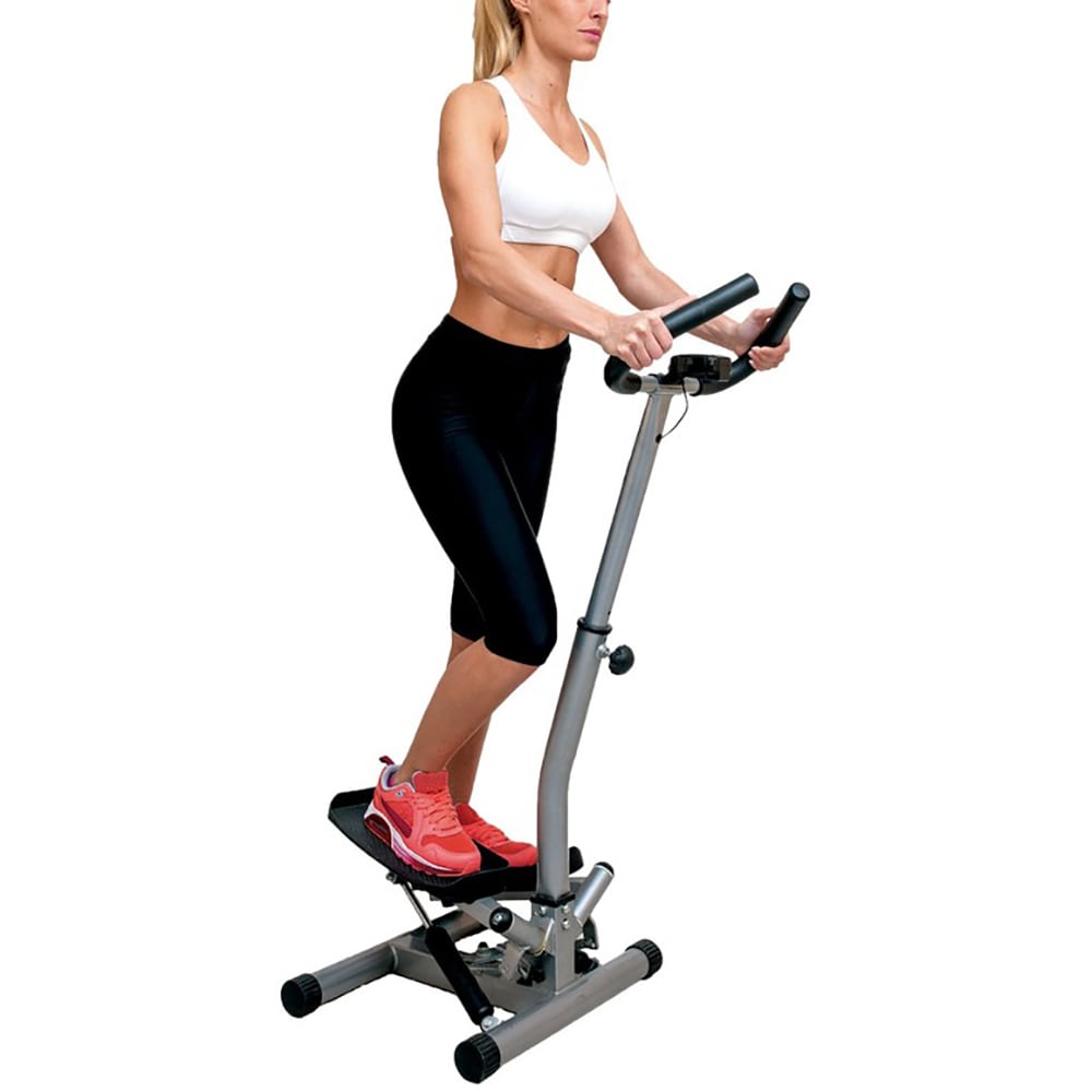 Stepper cu manere JOCCA 6107, greutate maxima 100 Kg, gri