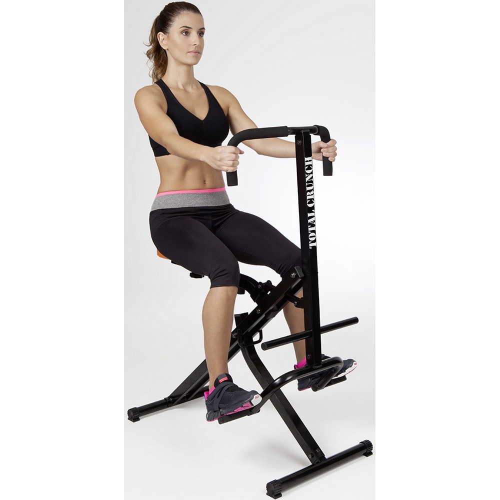 Aparat fitness MEDIASHOP Total Crunch, greutate suportata 100kg, negru