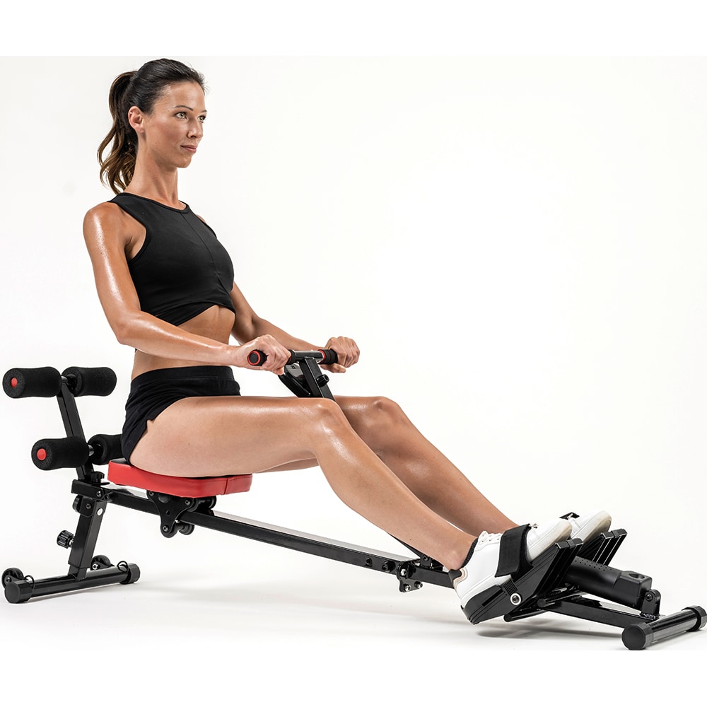 Aparat de vaslit MEDIASHOP Kendox RowShaper, greutate suportata 120 Kg, negru