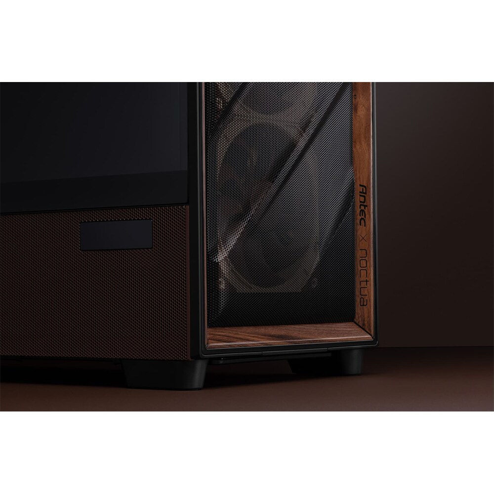 Carcasa PC NOCTUA Antec Flux Pro Noctua Edition, USB 3.1 Gen 2 Type C, fara sursa, negru-maro