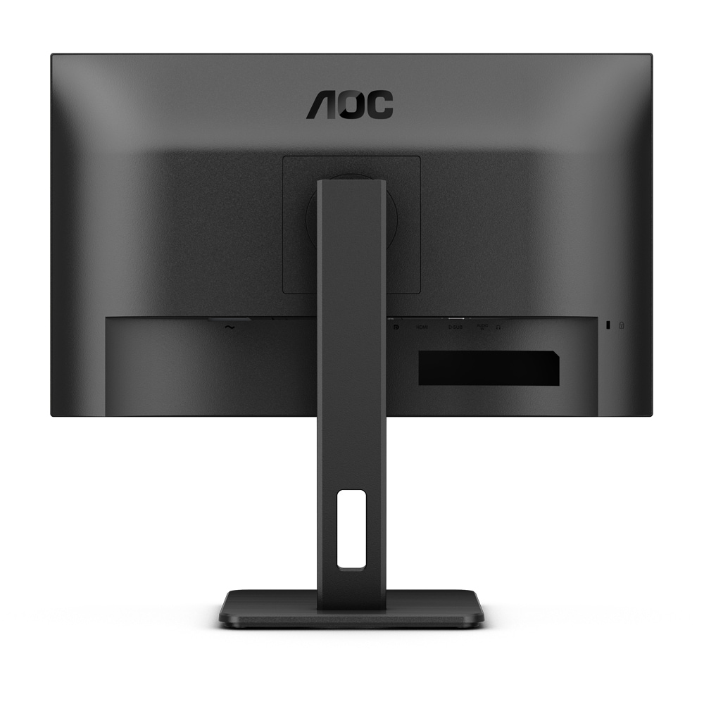 Monitor WLED IPS AOC 24E3QAF, 23.8", Full HD, 100Hz, Flicker-Free, boxe, negru