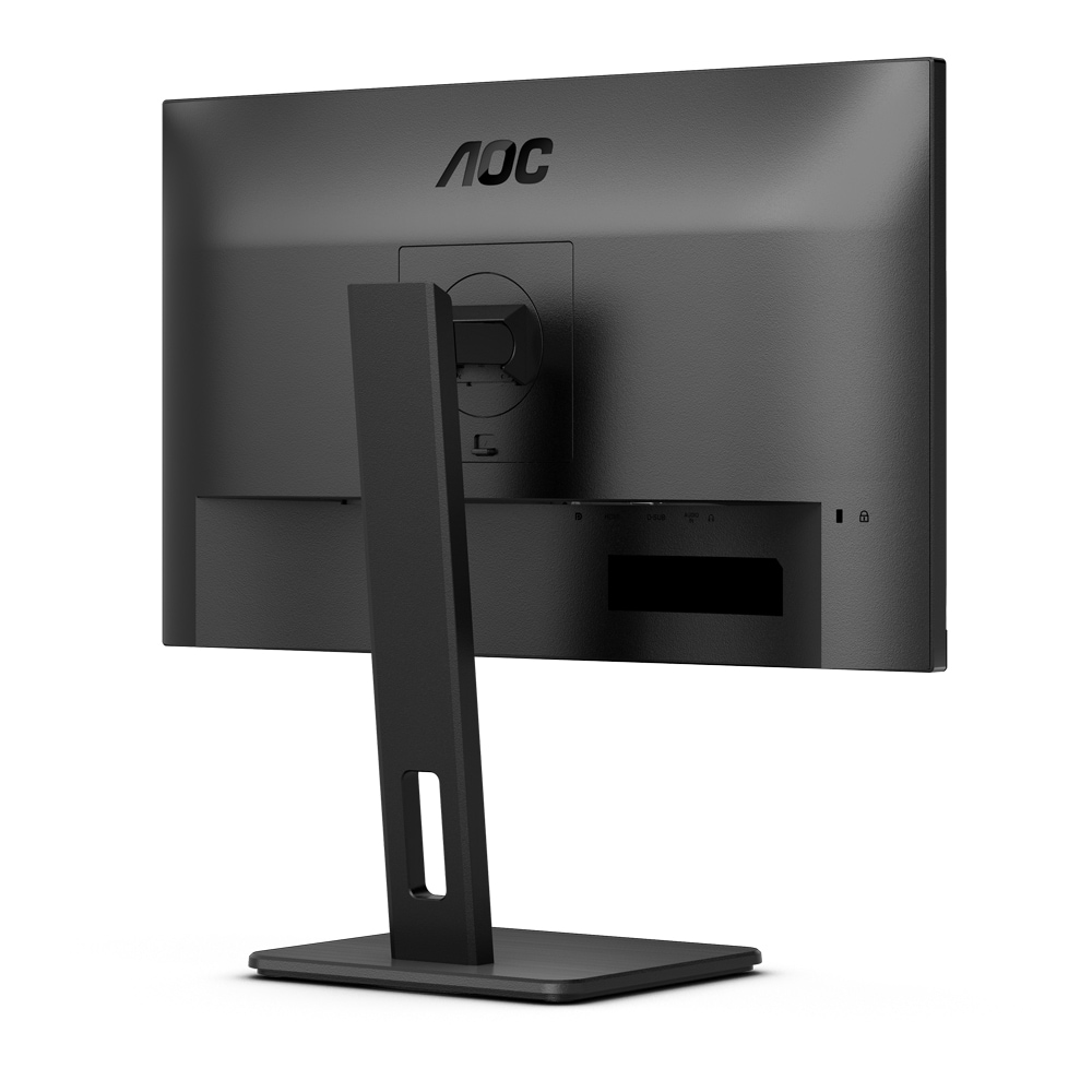 Monitor WLED IPS AOC 24E3QAF, 23.8", Full HD, 100Hz, Flicker-Free, boxe, negru