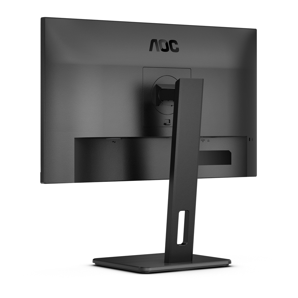 Monitor WLED IPS AOC 24E3QAF, 23.8", Full HD, 100Hz, Flicker-Free, boxe, negru