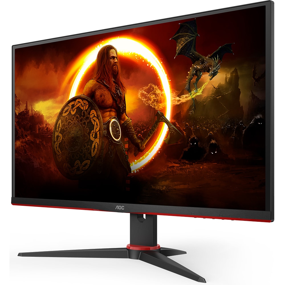 Monitor Gaming LED IPS AOC 24G2SPAE/BK, 23.8", Full HD, 165Hz, Adaptive Sync, negru