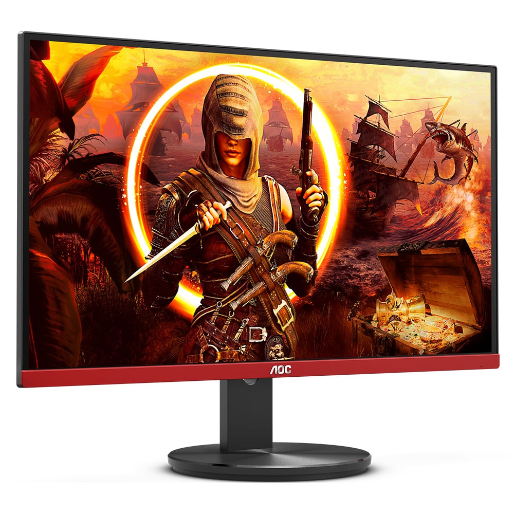Monitor Gaming LED VA AOC G2490VXA, 23.8", Full HD, 144Hz, FreeSync, negru