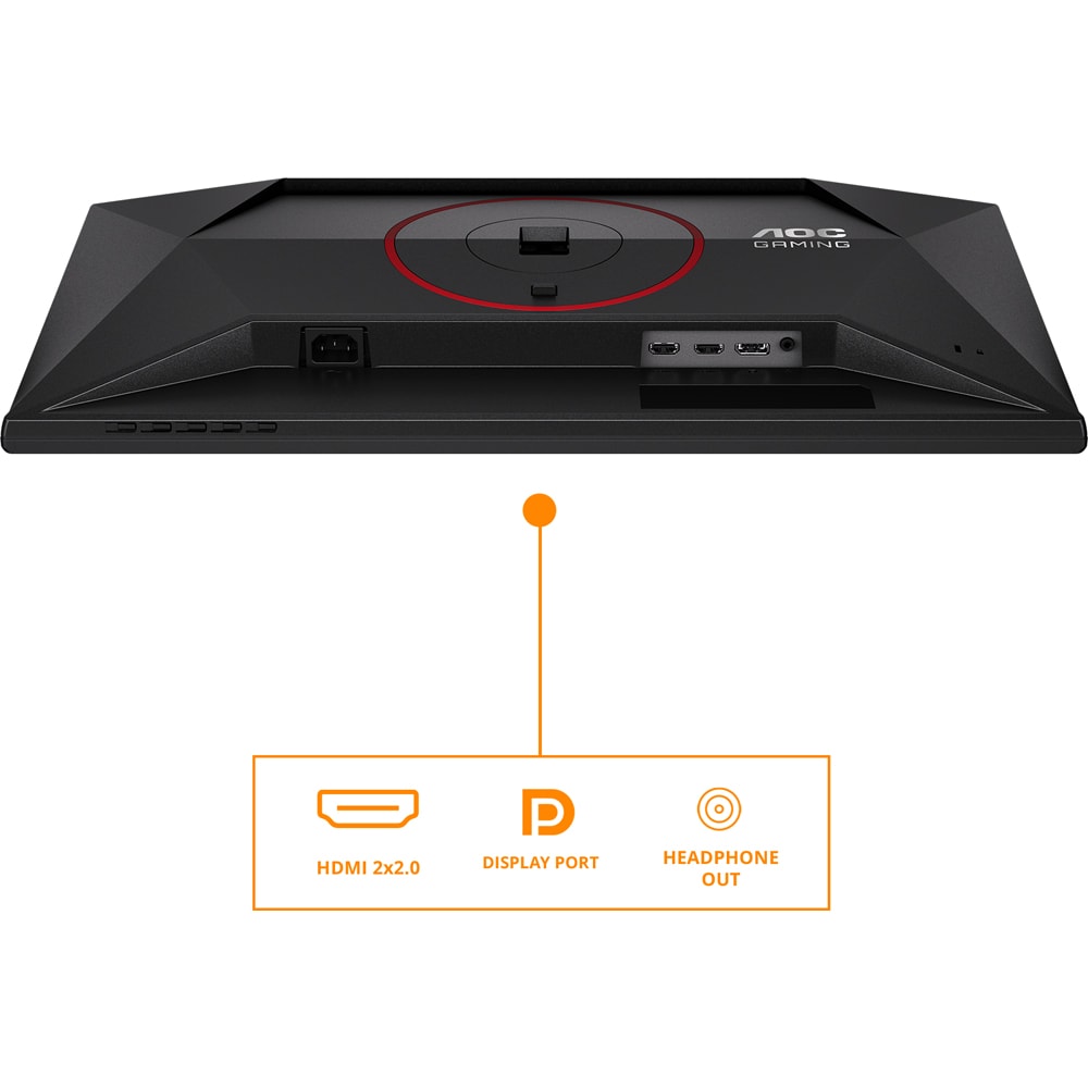 Monitor Gaming WLED Fast IPS AOC 25G4ZR, 24.5", Full HD, 260Hz, HDR10, pivot, negru