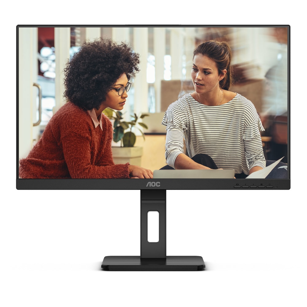 Monitor WLED VA AOC Q27E3UMF, 27", QHD, 75Hz, Adaptive Sync, Flicker-Free, boxe, negru