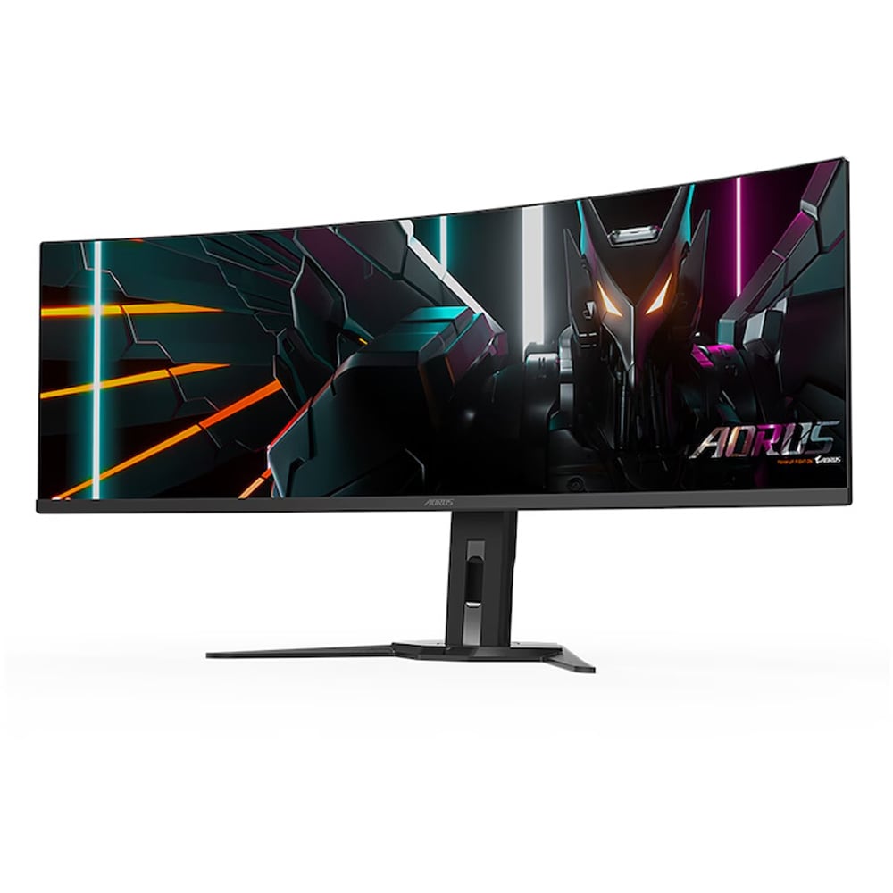 Monitor Gaming curbat OLED GIGABYTE AORUS CO49DQ, 49", DQHD, 144Hz, DisplayHDR True Black 400, negru
