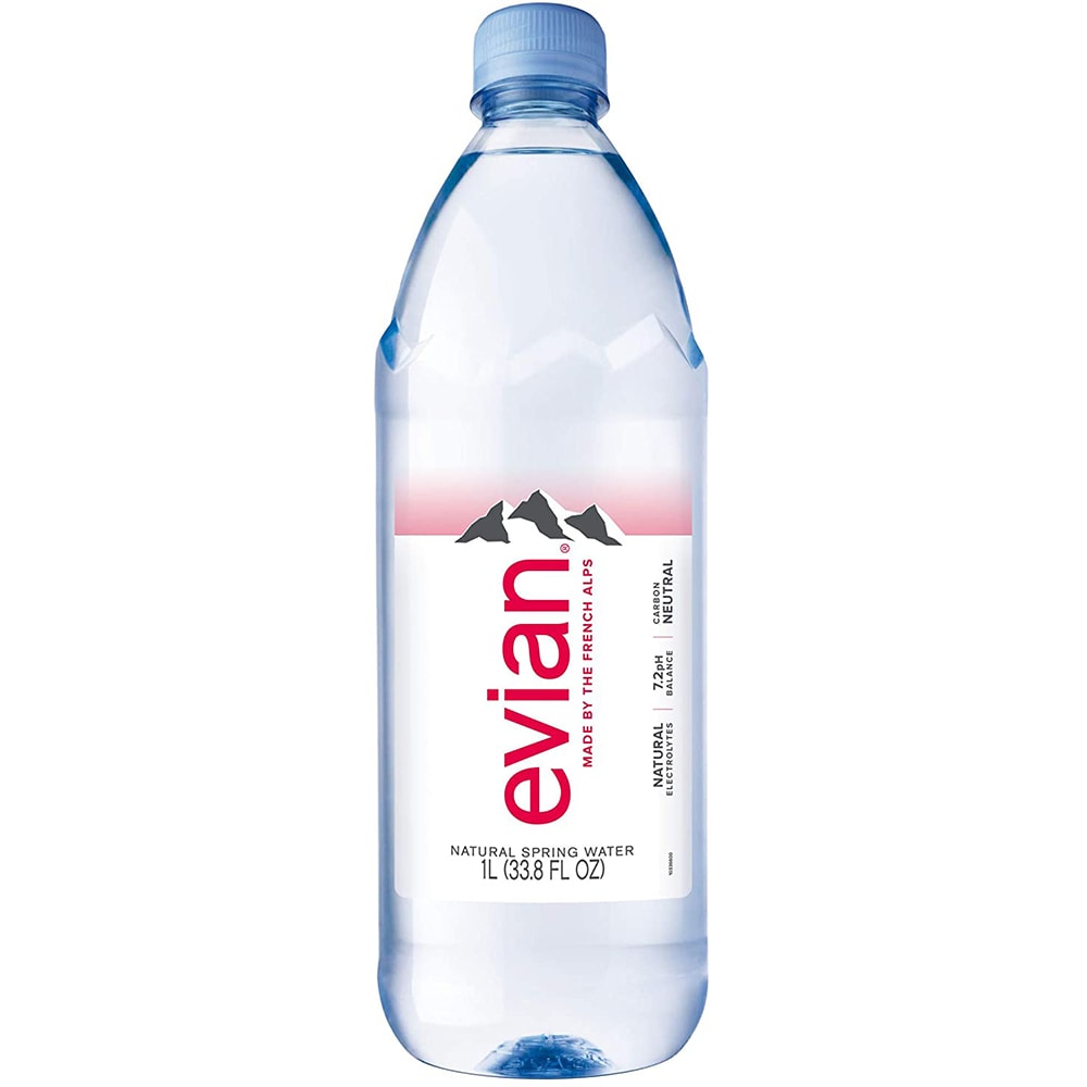 Apa plata EVIAN bax 1L x 6 sticle