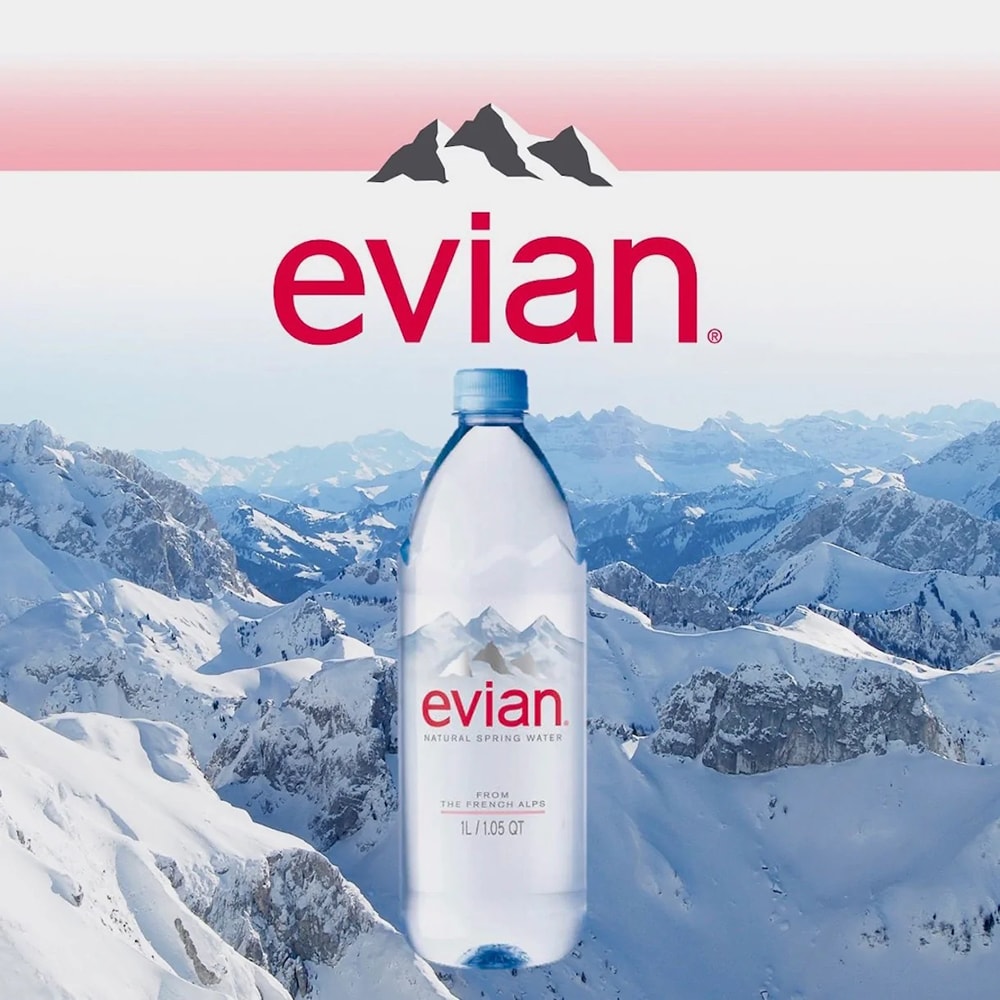 Apa plata EVIAN bax 1L x 6 sticle