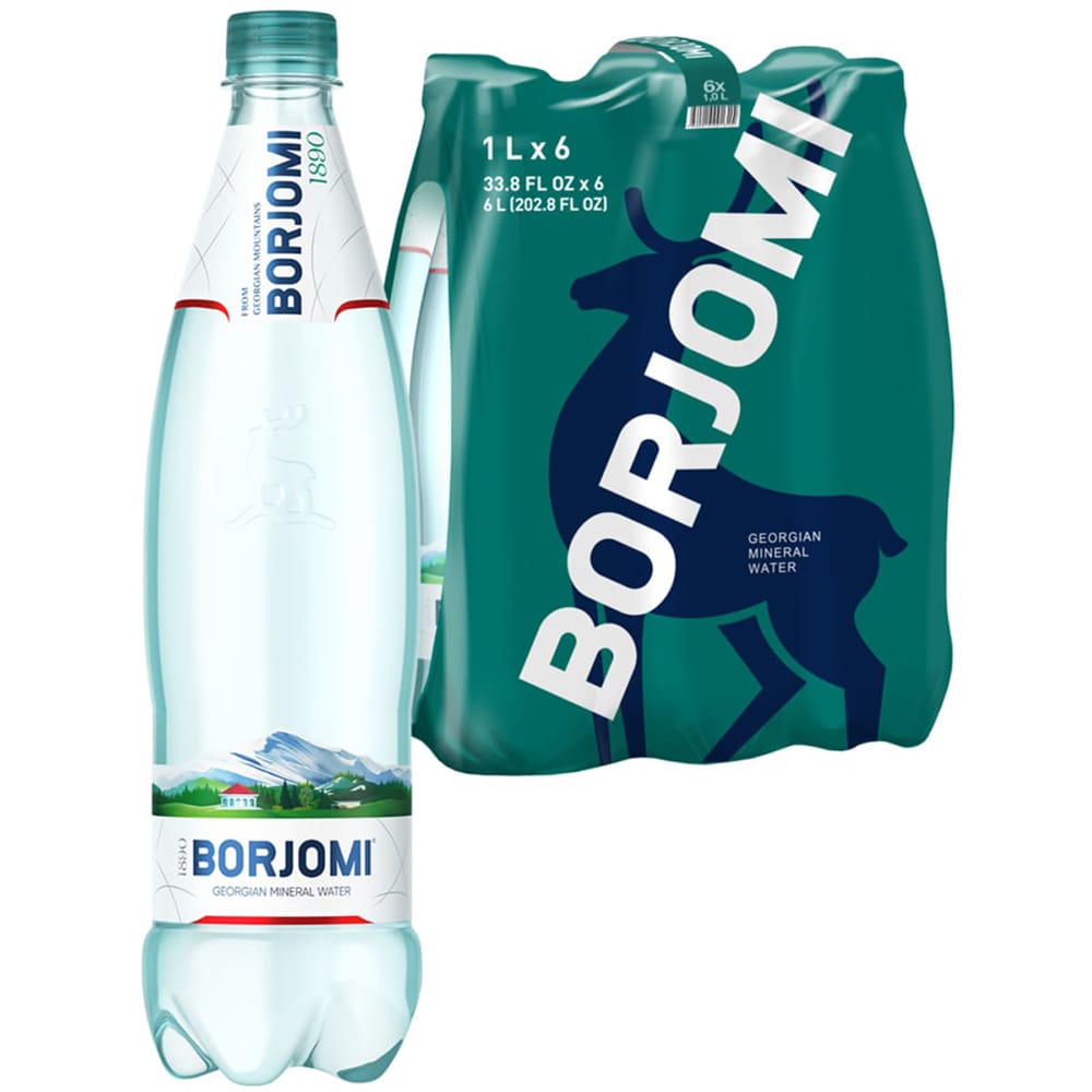 Apa minerala BORJOMI bax 1L x 6 sticle