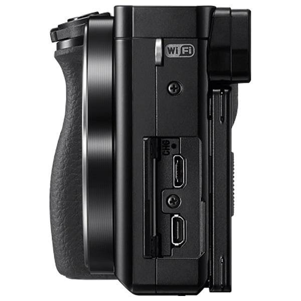 Aparat foto Mirrorless SONY Alpha A6000, 24.3 MP, Wi-Fi, negru + Obiectiv 16-50mm