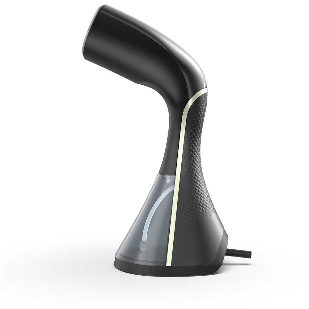 Aparat de calcat vertical AENO AGS0003, 1500W, 35g/min, 250ml, negru