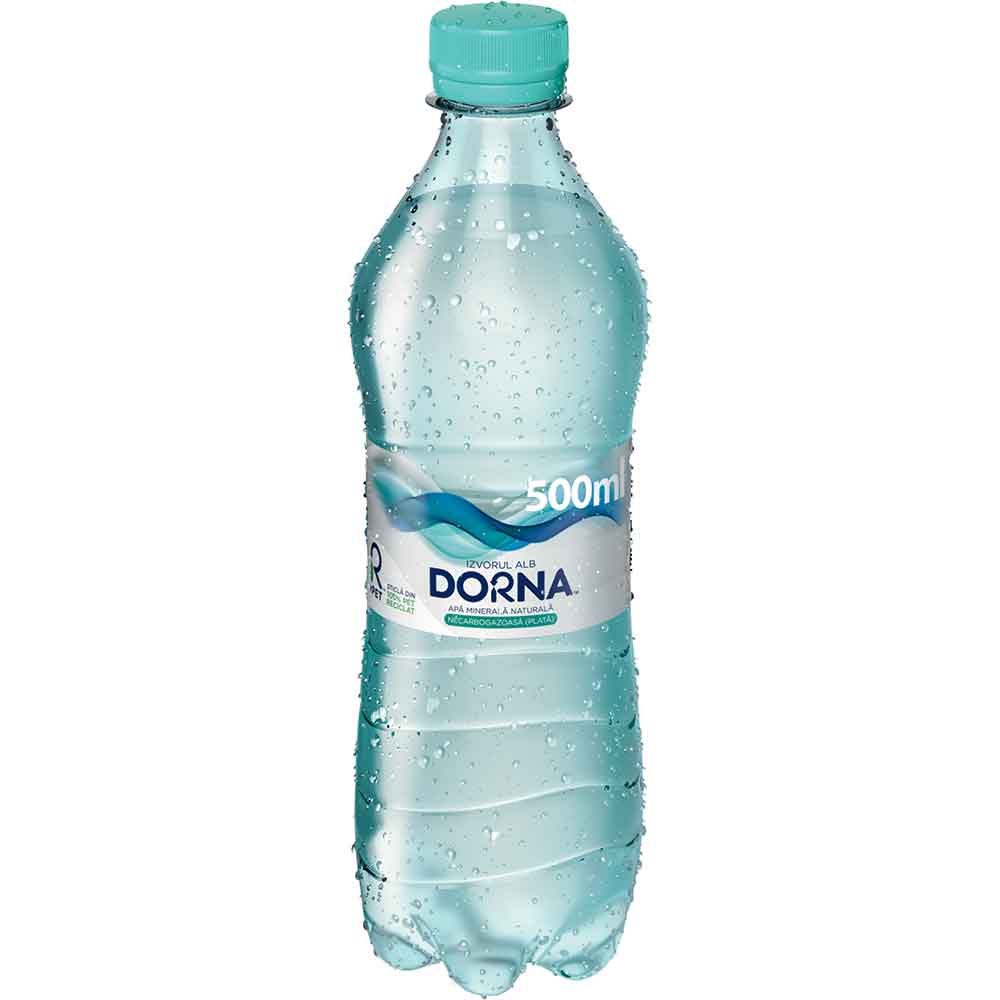 Apa plata DORNA Izvorul Alb bax 0.5L x 12 sticle