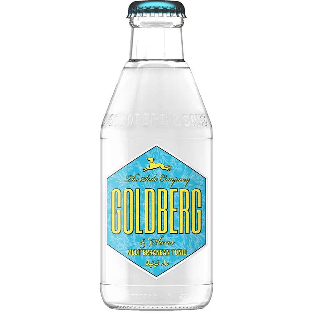 Apa tonica Goldberg Mediterranean Tonic bax 0.2L x 24 sticle