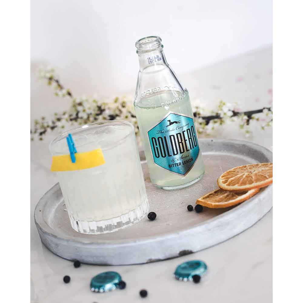 Apa tonica Goldberg Bitter Lemon bax 0.2L x 24 sticle