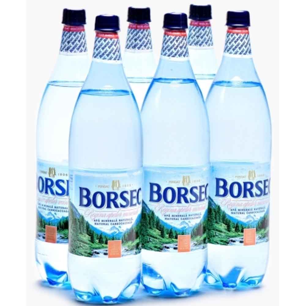 Apa minerala carbogazoasa BORSEC bax 1.5L x 6 sticle