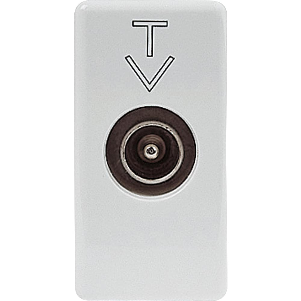 Priza TV GEWISS GW20381, IP20, alb