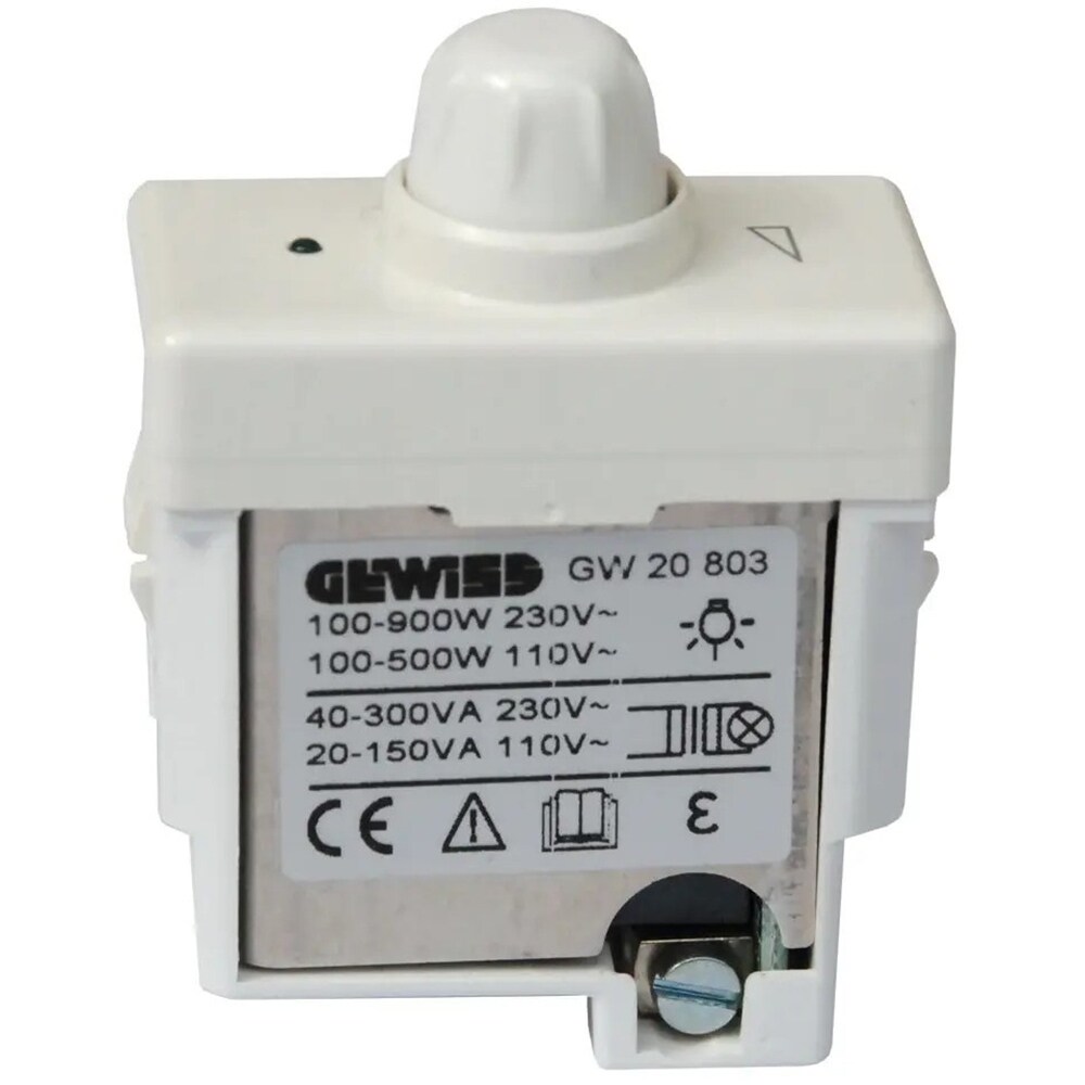 Variator GEWISS GW20803, 900W, alb