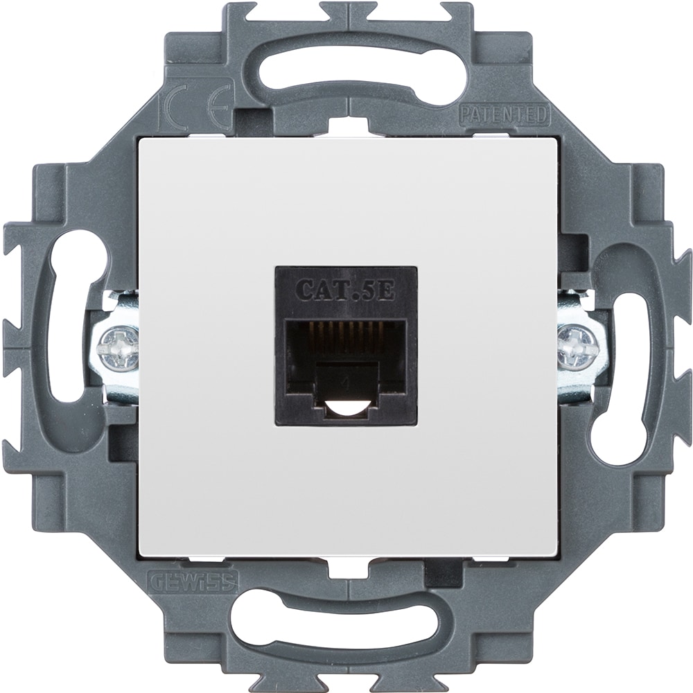 Priza internet GEWISS GW35271W, IP20, alb