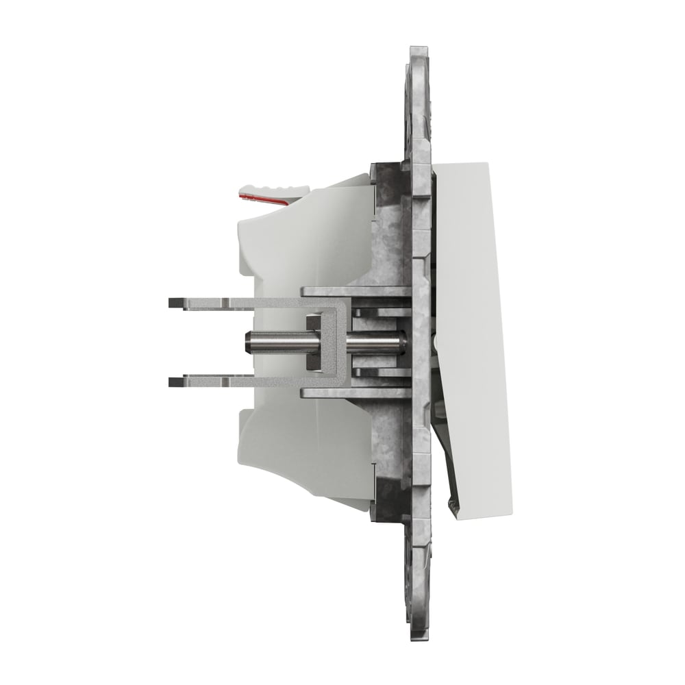 Intrerupator dublu SCHNEIDER NU521118NZ, incastrat, 10A, IP20, alb