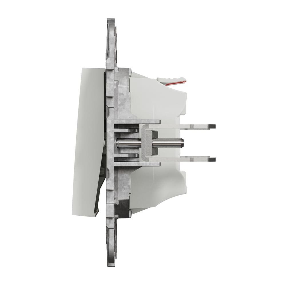 Intrerupator dublu SCHNEIDER NU521118NZ, incastrat, 10A, IP20, alb