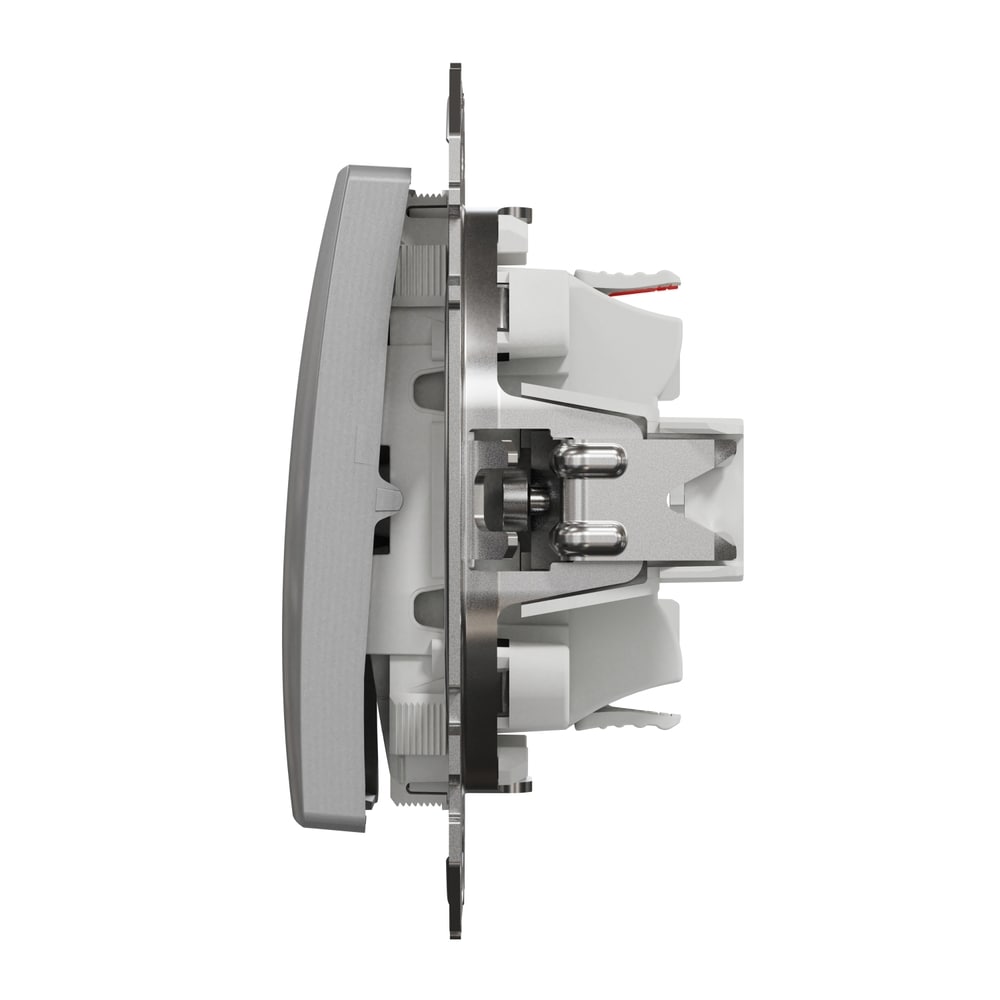 Intrerupator cap-scara SCHNEIDER SDD113106, incastrat, 10A, IP20, aluminiu