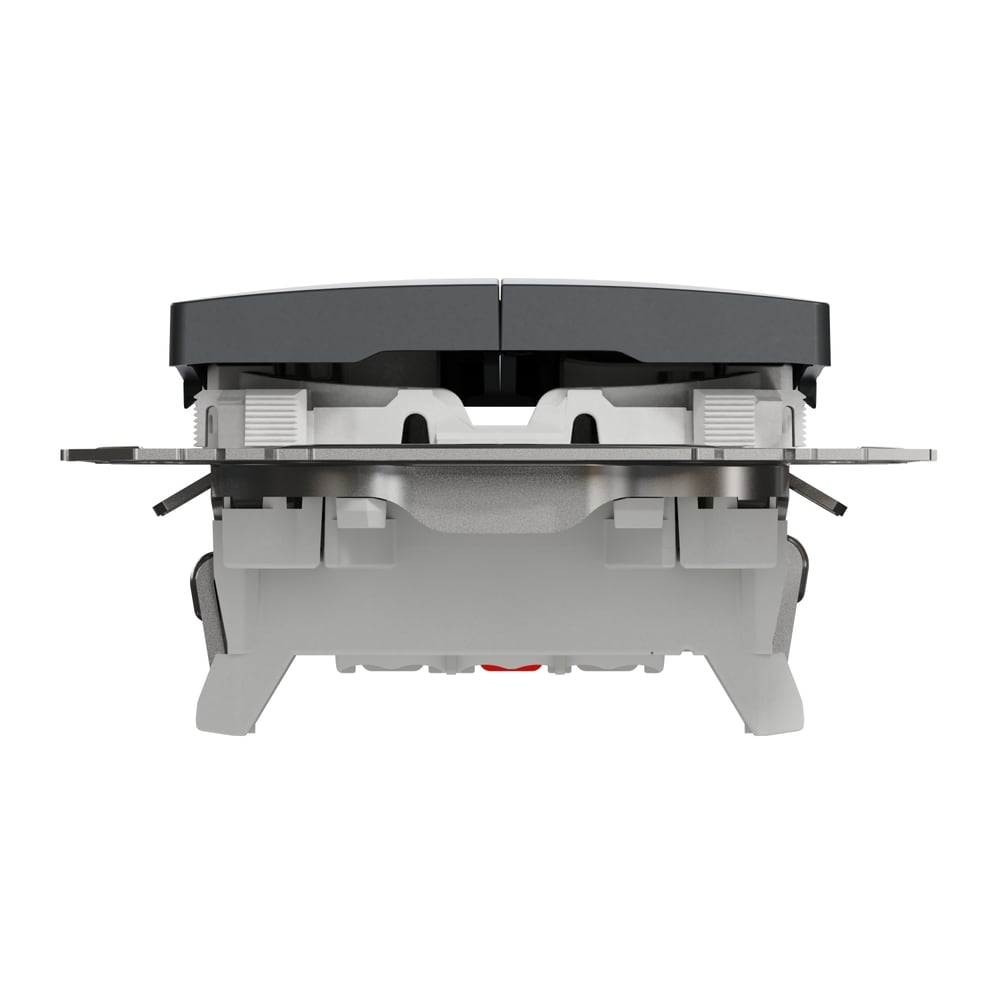 Intrerupator dublu SCHNEIDER SDD114105, incastrat, 10A, IP20, antracit