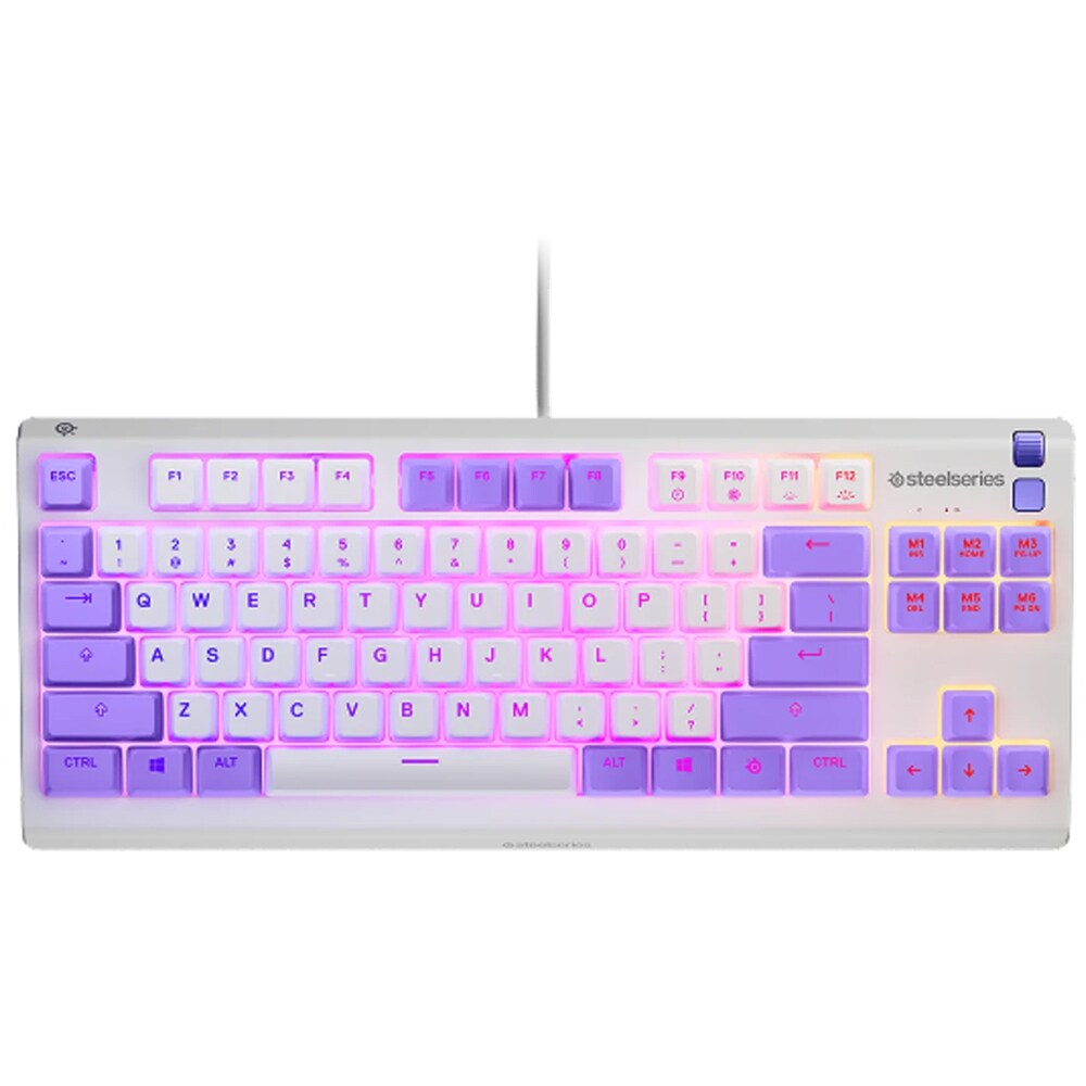 Tastatura Gaming STEELSERIES Apex 3 TKL, USB, Layout US, Amethyst